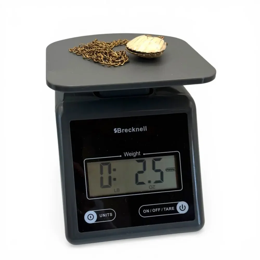 Disney Couture Mermaid Clamshell Ariel Necklace Anything for Love Pendant Whimsy - Picture 7 of 10